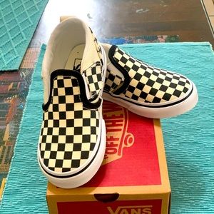 Toddler Vans - Asher V (Checkerboard)